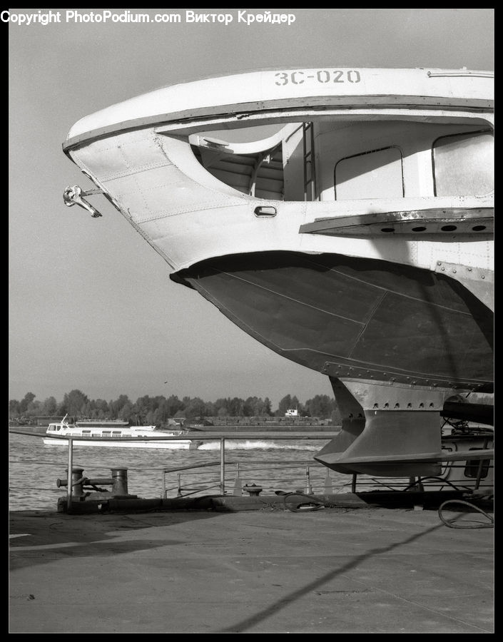 Dock, Landing, Pier, Aircraft, Airplane
