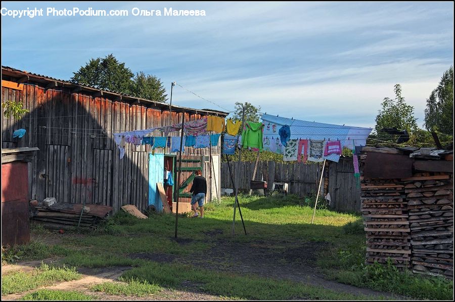 Cabin, Hut, Rural, Shack, Shelter, Bunker, Backyard