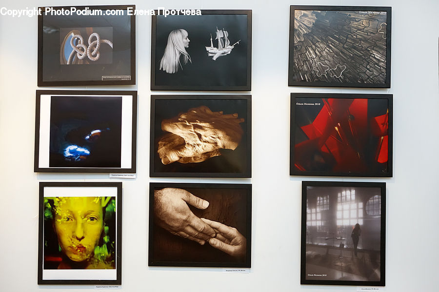 Collage, Poster, Monitor, Screen, Art, Modern Art, Finger