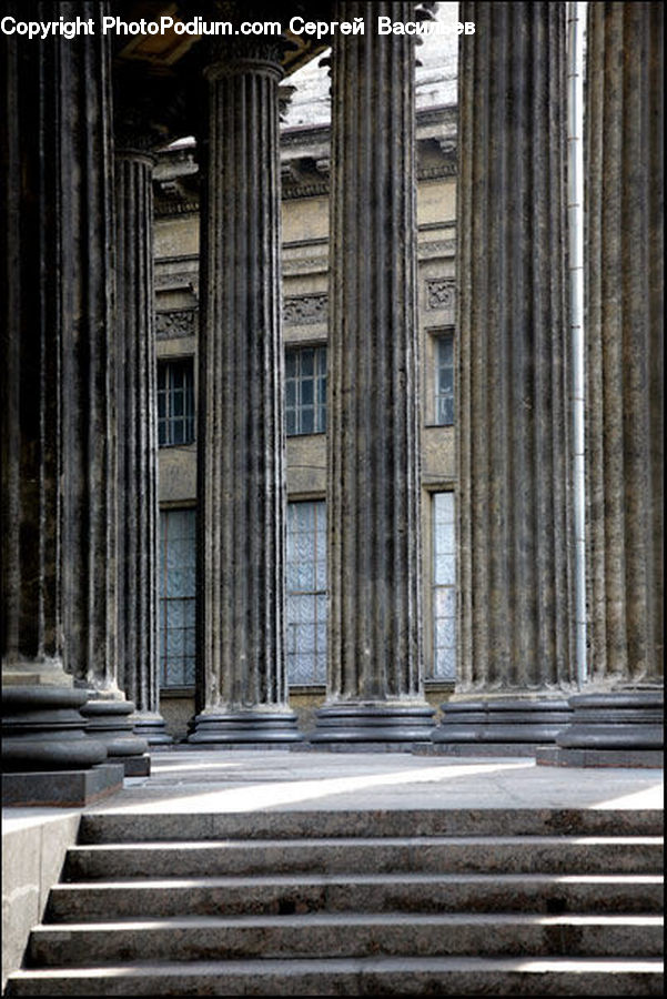 Column, Pillar, Architecture, Building, Rock, City, Downtown