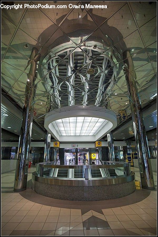 Canopy, Subway, Train, Train Station, Vehicle, Lighting, Architecture