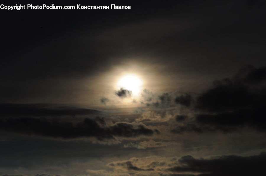 Astronomy, Full Moon, Night