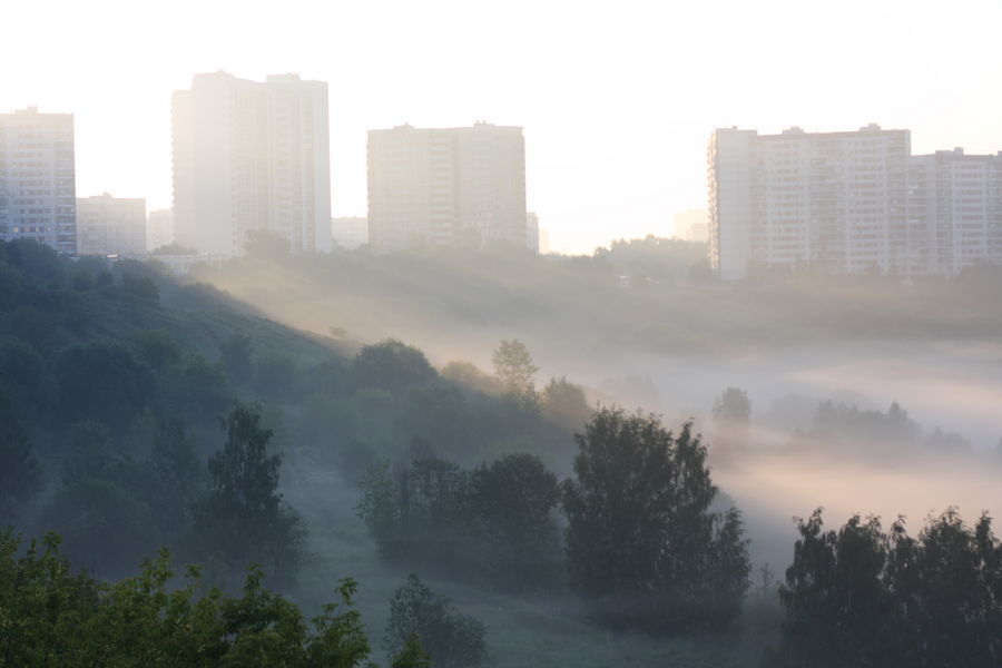Fog, Pollution, Smog, Smoke, Mist, Outdoors, Building