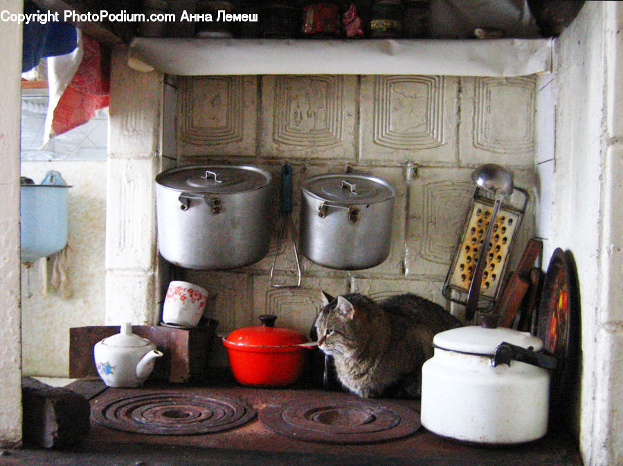 Chair, Furniture, Jar, Porcelain, Vase, Pantry, Room
