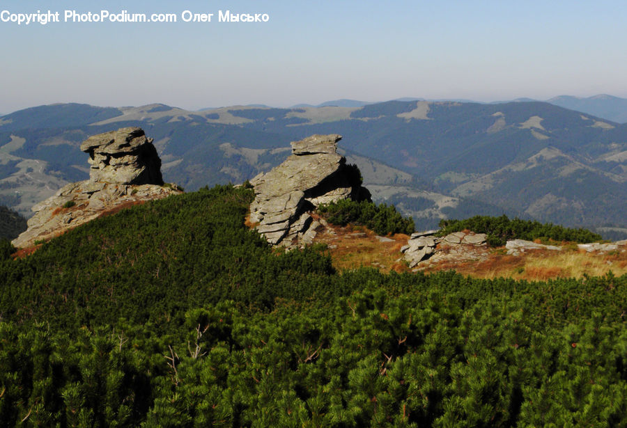 Crest, Mountain, Outdoors, Peak, Countryside, Hill, Bush