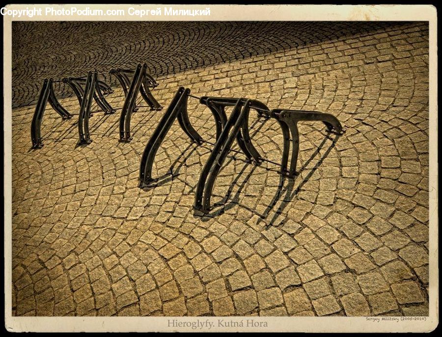 Fence, Wall, Brick, Soil, Cobblestone, Pavement, Walkway