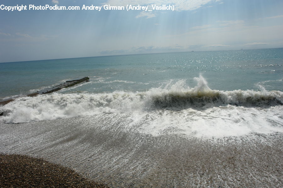 Beach, Coast, Outdoors, Sea, Water, Sea Waves, Ocean