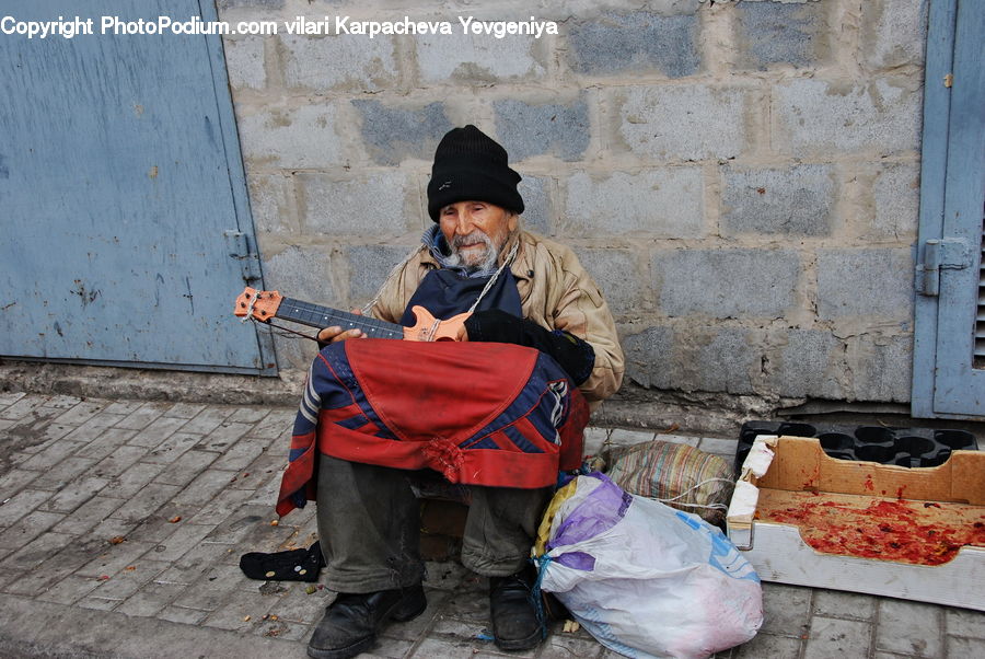 Human, People, Person, Home Decor, Quilt, Trash, Portrait