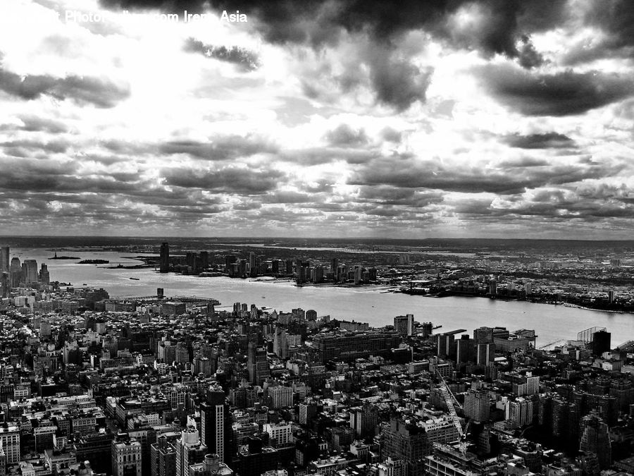 City, Downtown, Urban, Crowd, Outdoors, Sky, Building