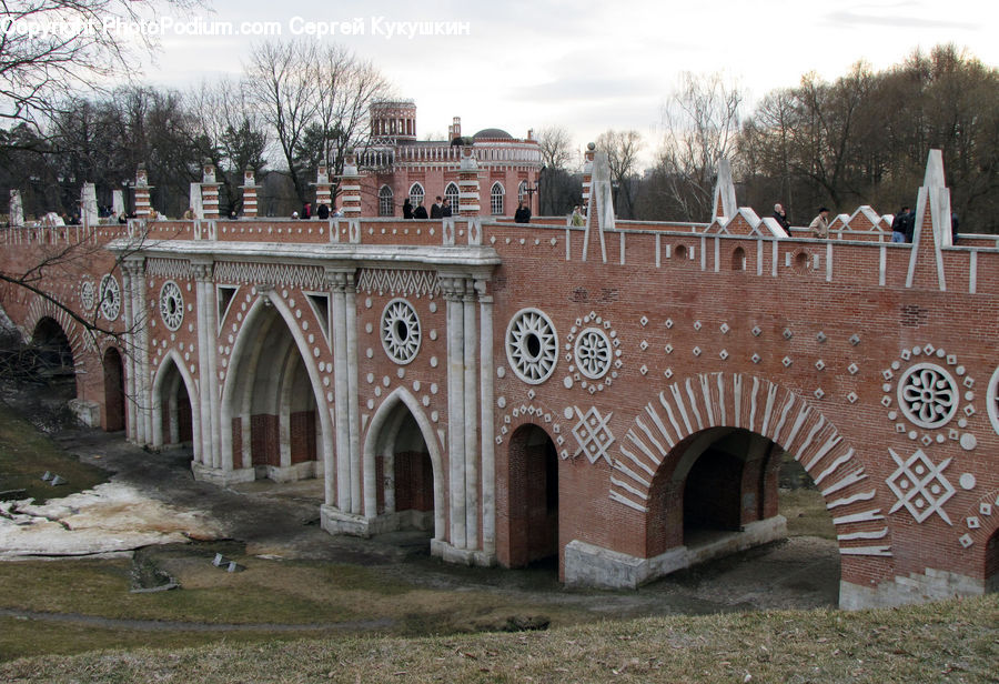 Castle, Fort, Building, Landscape, Nature, Scenery, Ruins