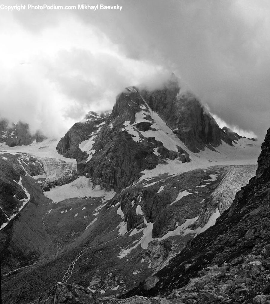Alps, Crest, Mountain, Peak
