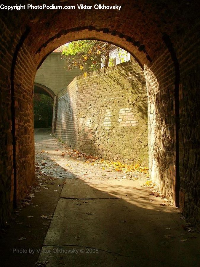 Cobblestone, Pavement, Walkway, Crypt, Dungeon, Bunker