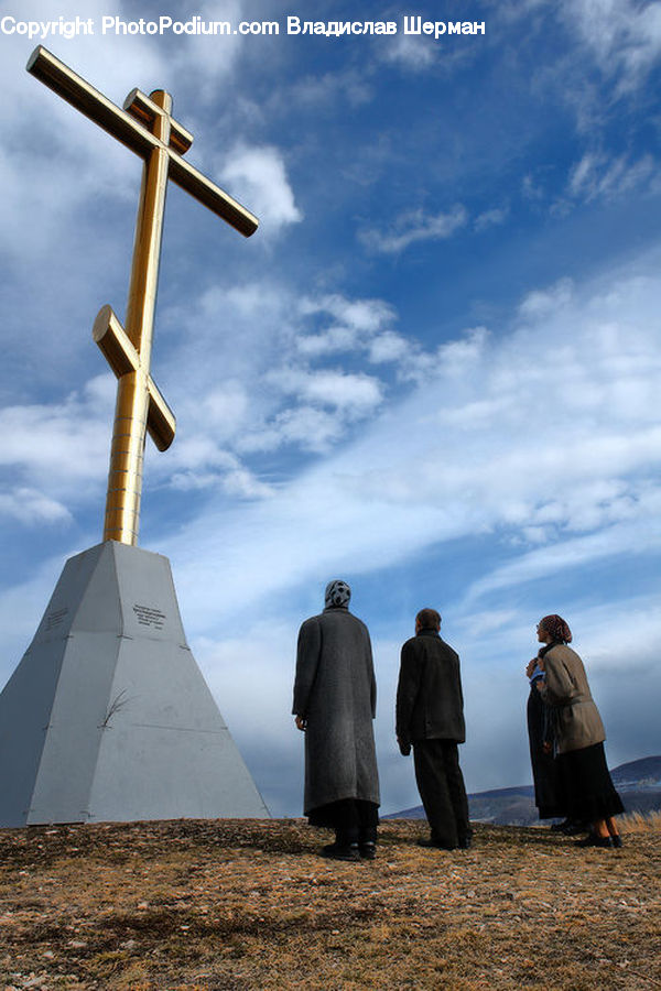 People, Person, Human, Monument, Tomb, Tombstone, Coat