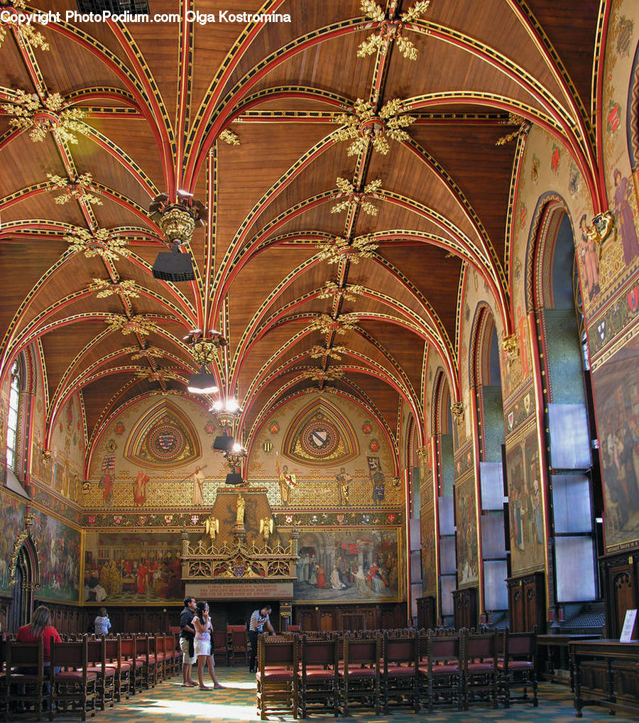 Aisle, Corridor, Architecture, Church, Worship, Dome, Mosque