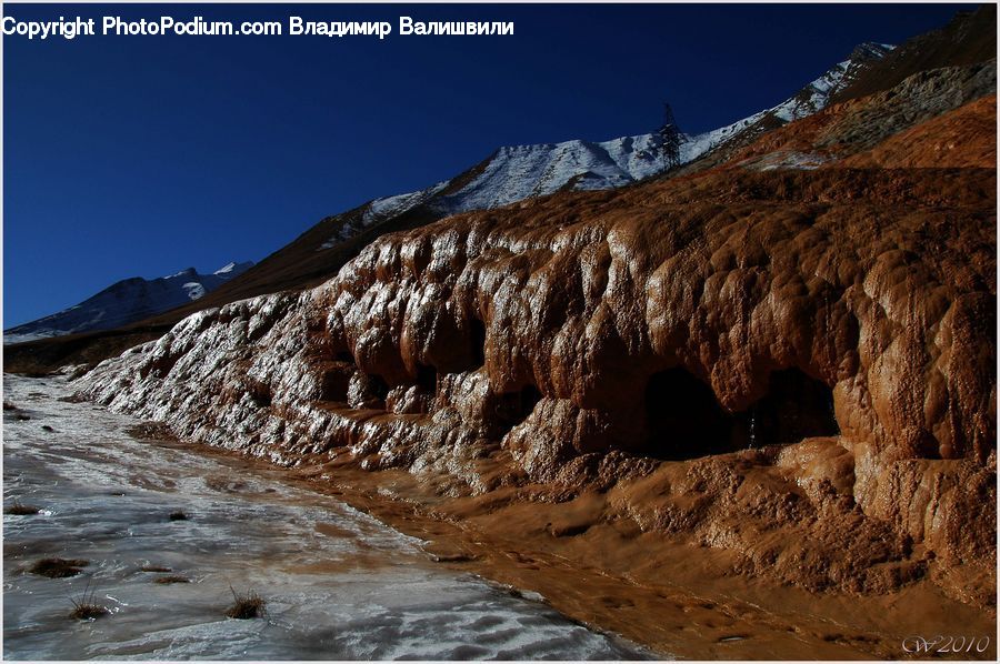 Hole, Nature, Outdoors, Arch, Desert, Soil, Cliff