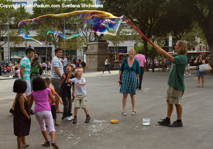 Human, People, Person, Bubble, Plaid, Tourist, Boardwalk