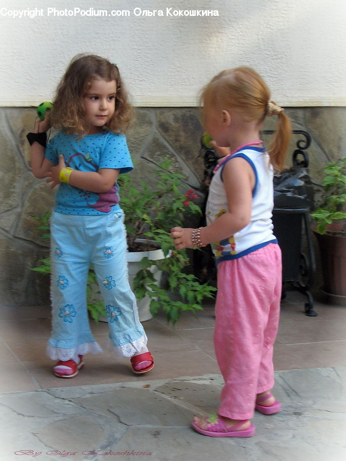 Human, People, Person, Plant, Potted Plant, Clothing, Denim