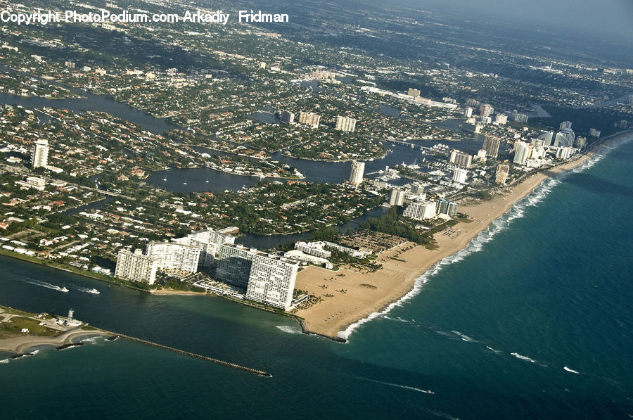 Aerial View, Coast, Outdoors, Sea, Water, Beach, River