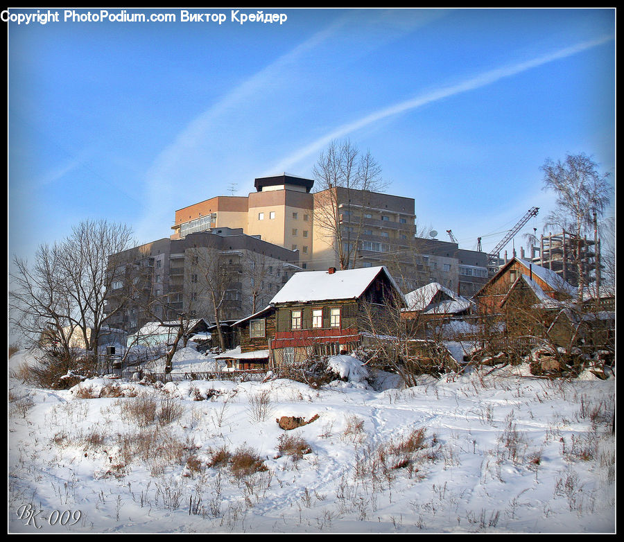 Building, Cottage, Housing, Ice, Outdoors, Snow, Cabin