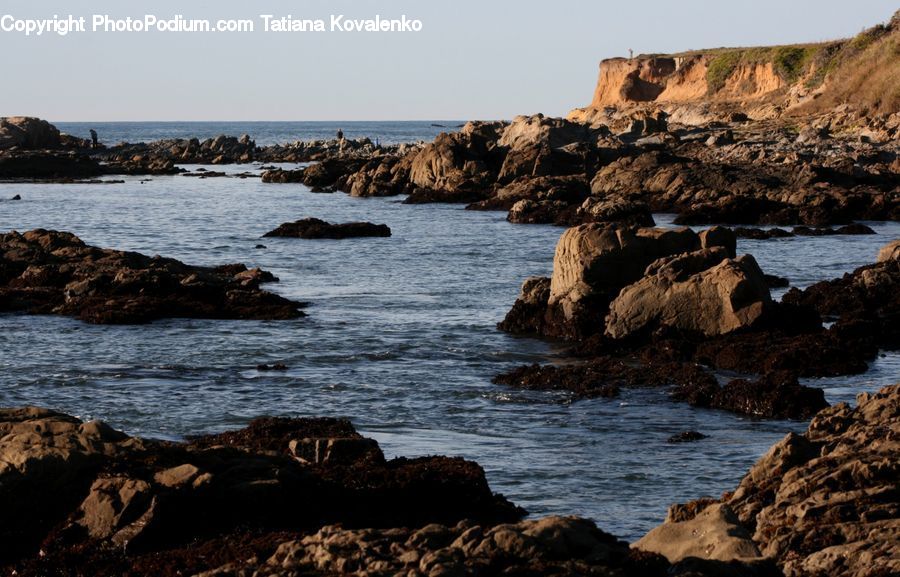 Cliff, Outdoors, Promontory, Rock, Coast, Sea, Water