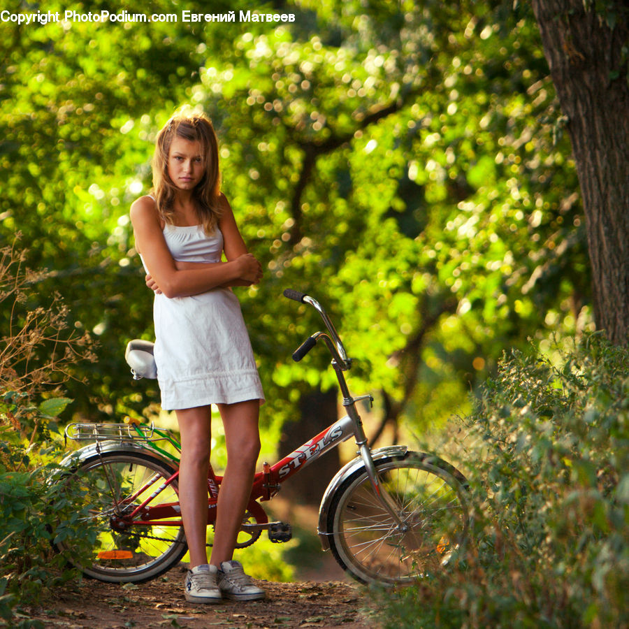 Human, People, Person, Bicycle, Bike, Vehicle, Female
