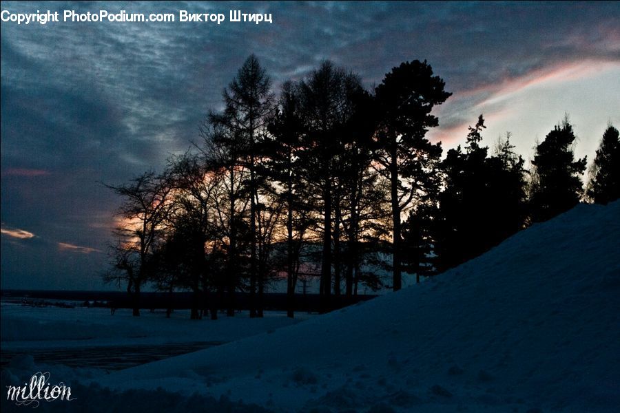 Dawn, Dusk, Red Sky, Sky, Sunrise, Sunset, Landscape