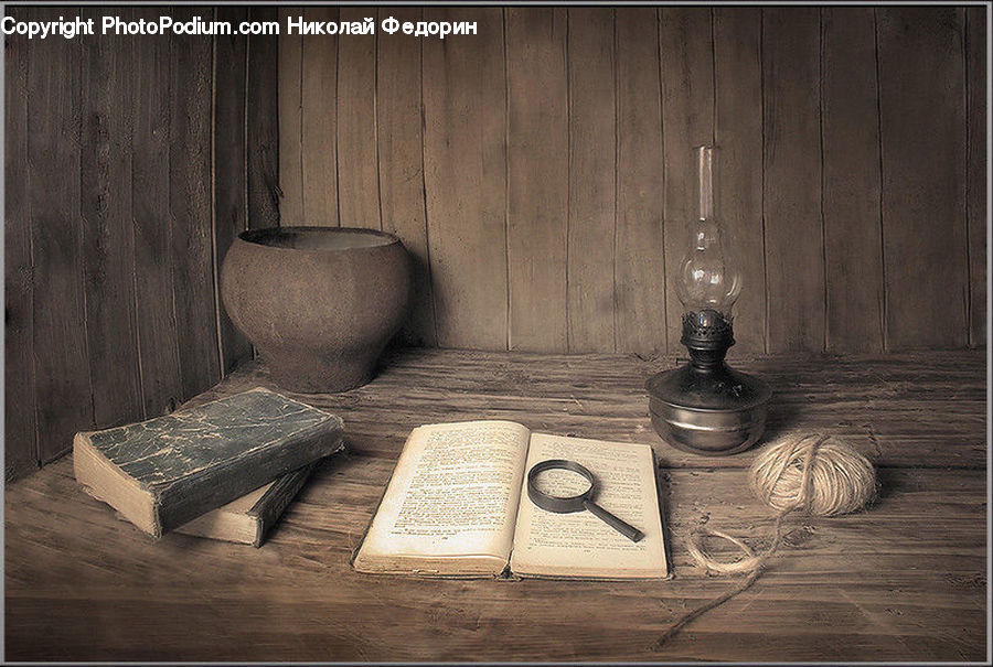 Coffee Table, Furniture, Table, Diary, Text, Jar, Pot