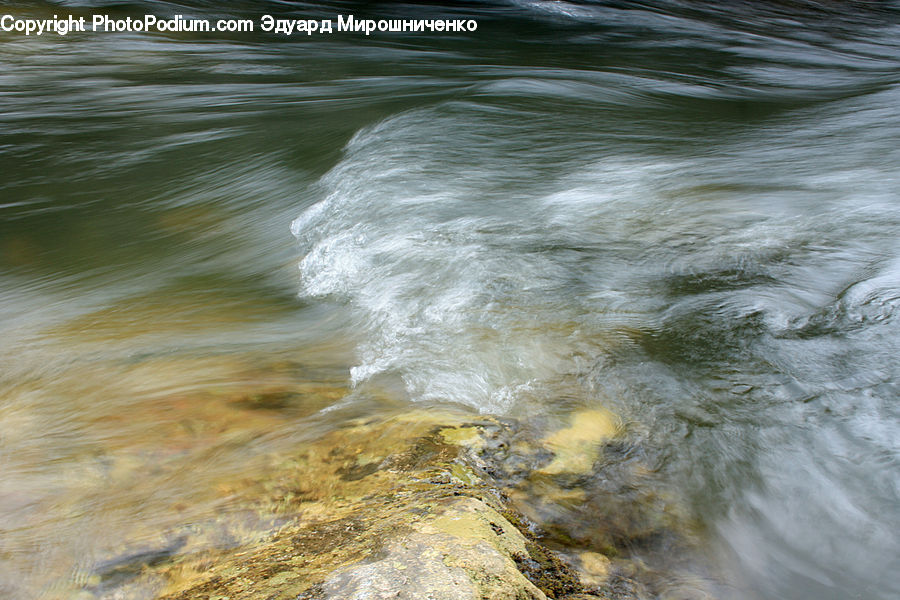 Outdoors, Sea, Sea Waves, Water, Field, Grass, Grassland
