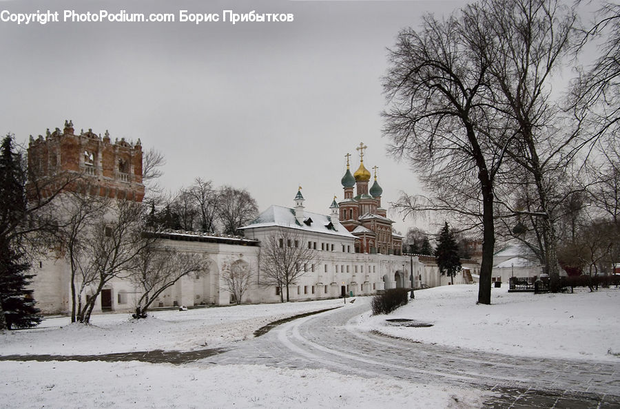 Architecture, Housing, Monastery, Castle, Fort, Ice, Outdoors