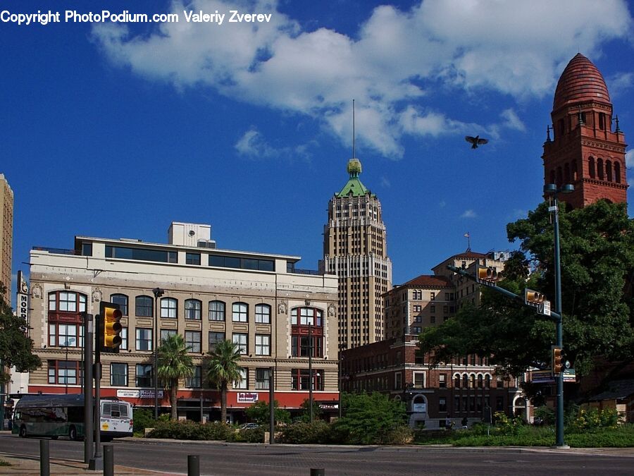 Architecture, Dome, Downtown, Plaza, Town Square, Building, City