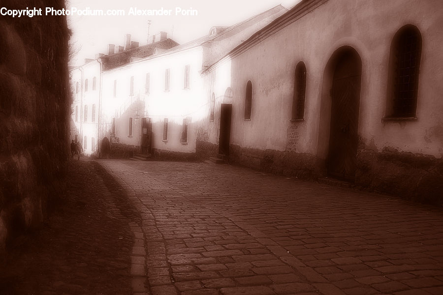 Alley, Alleyway, Road, Street, Town, Building, Housing