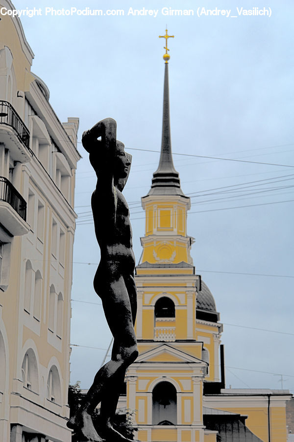 Architecture, Bell Tower, Clock Tower, Tower, People, Person, Human