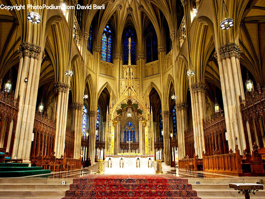 Aisle, Corridor, Architecture, Cathedral, Church, Worship, Building