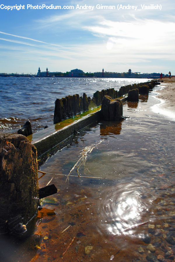 Coast, Outdoors, Sea, Water, Cliff, Shipwreck, River