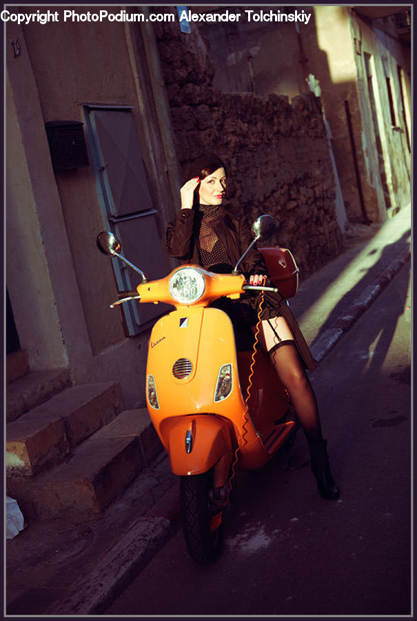 Scooter, Vehicle, Motor Scooter, Motorcycle, Vespa, Moped