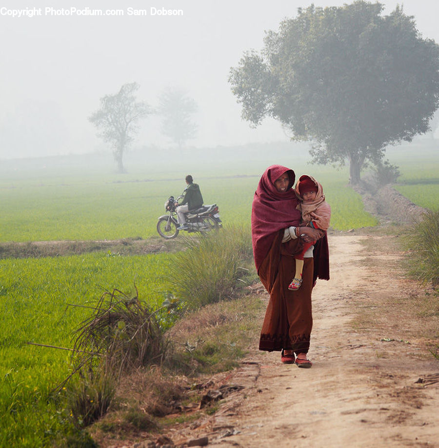 Human, People, Person, Dirt Road, Gravel, Road, Monk