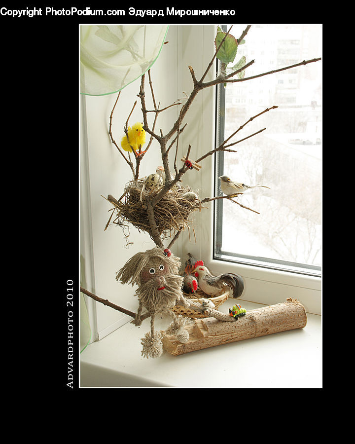 Flower Arrangement, Ikebana, Plant, Potted Plant, Vase, Bird Nest, Nest