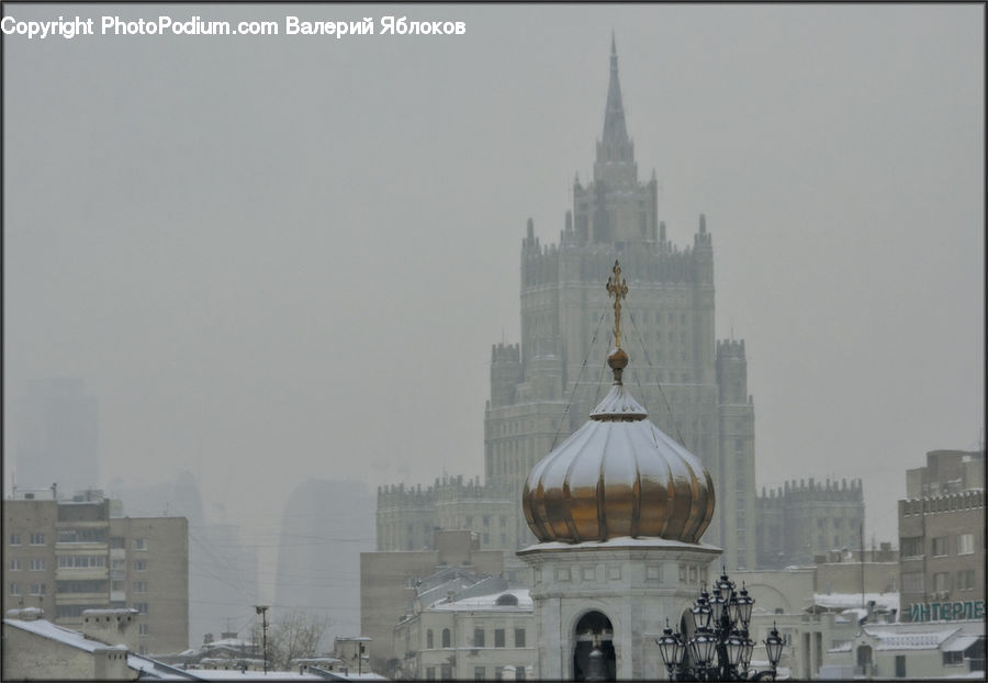 Architecture, Bell Tower, Clock Tower, Tower, Dome, Mosque, Worship