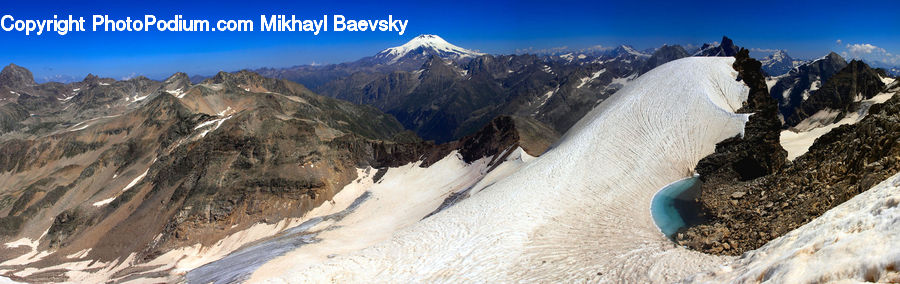 Alps, Crest, Mountain, Peak, Outdoors, Arctic, Glacier