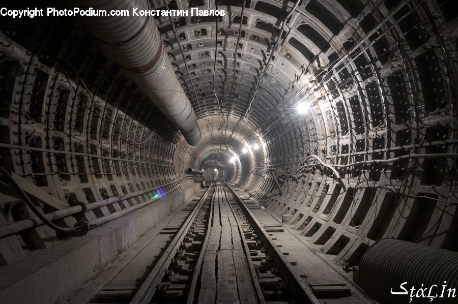 Tunnel, Subway, Train, Train Station, Vehicle