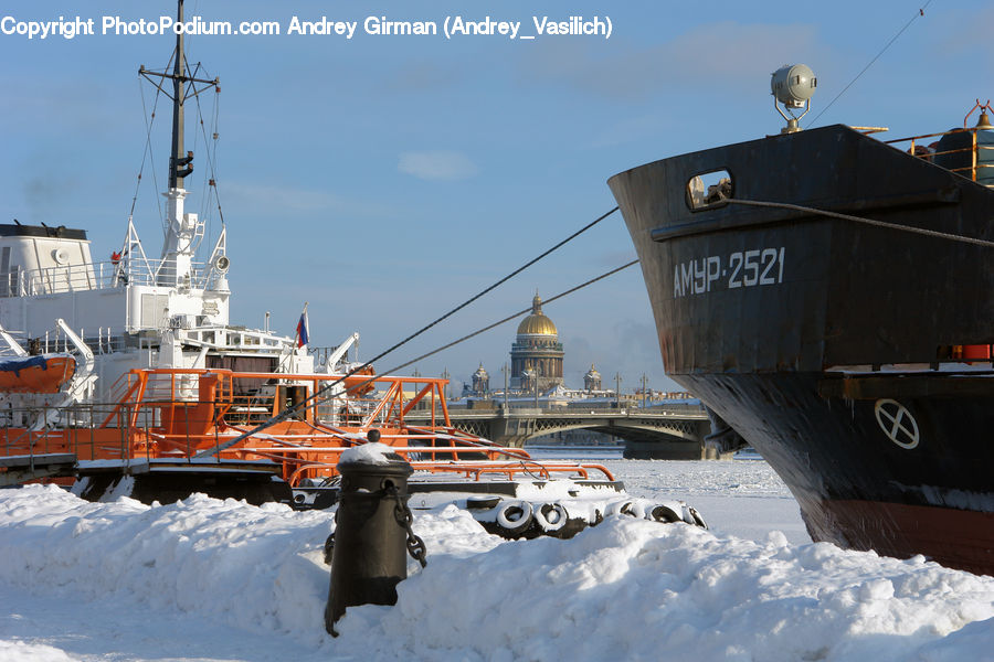 Icebreaker, Ship, Vessel, People, Person, Human, Boat