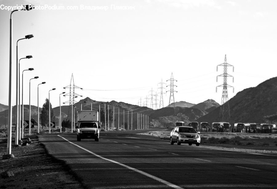 Intersection, Road, Freeway, Highway, City, Downtown, Urban