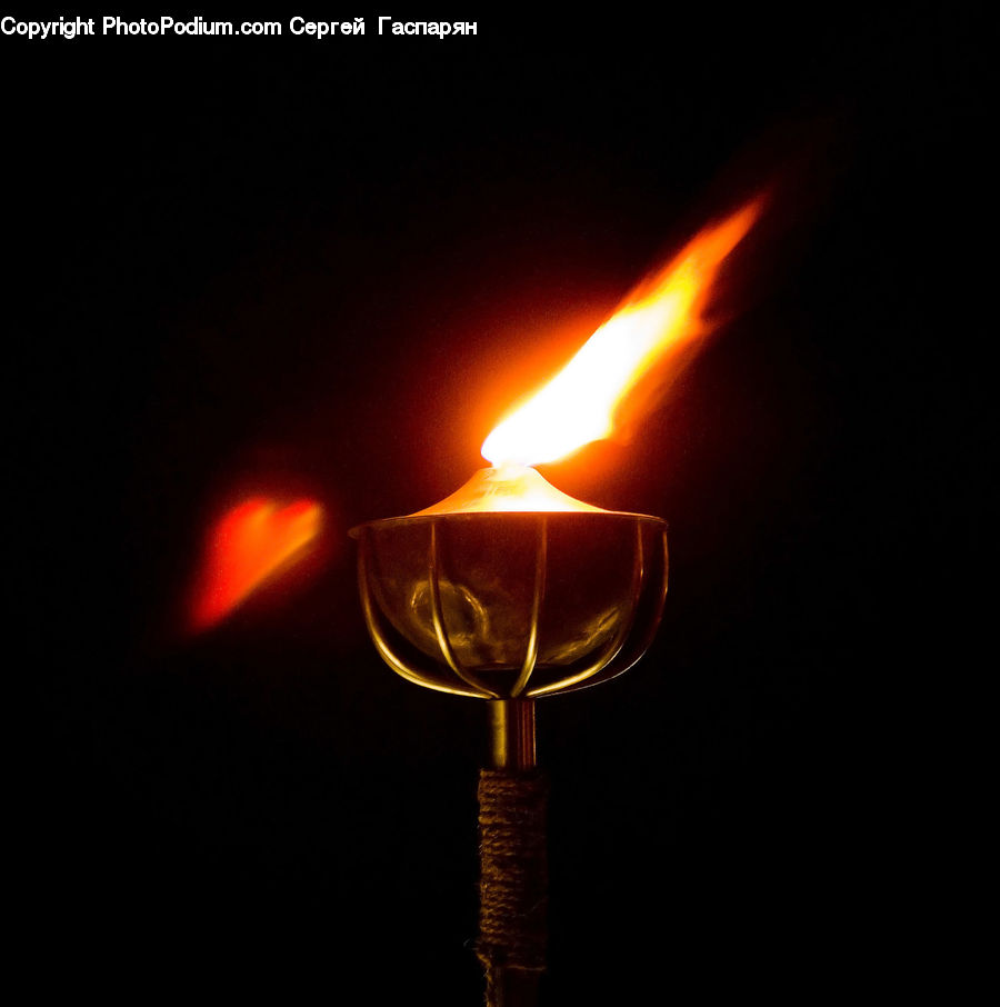 Glass, Fire, Flame, Goblet, Candle, Alcohol, Beverage