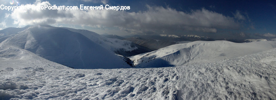 Arctic, Glacier, Ice, Mountain, Outdoors, Snow, Crest