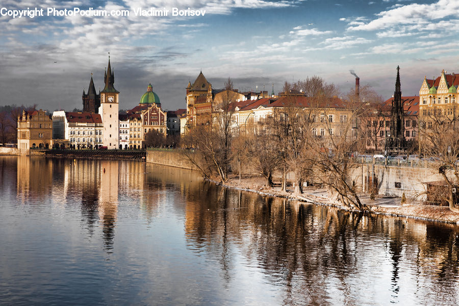 Architecture, Castle, Fort, Ditch, Moat, Building, Downtown