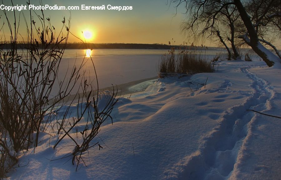 Dusk, Outdoors, Sky, Sunlight, Sunrise, Sunset, Flare