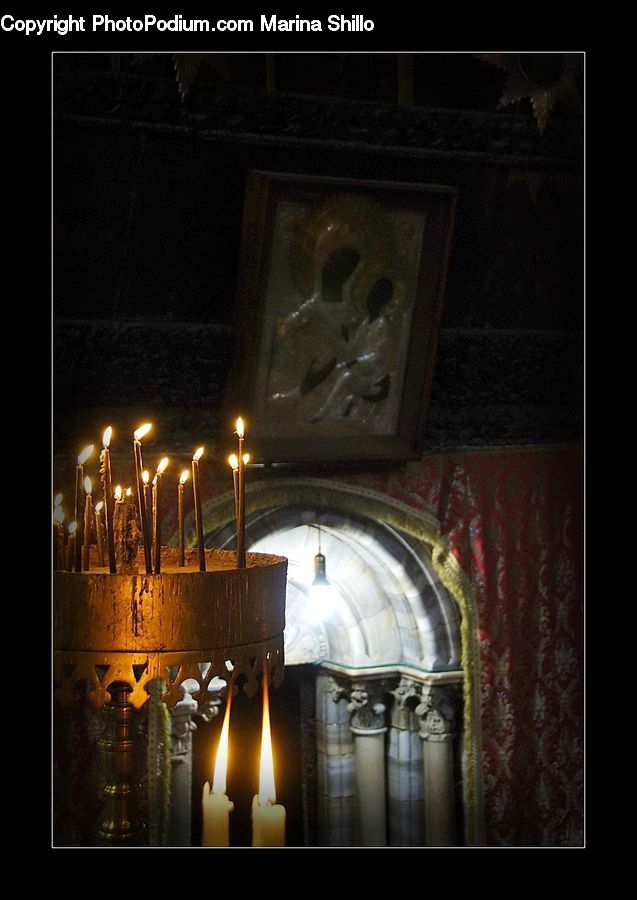 Fireplace, Hearth, Bowl, Architecture, Church, Worship, Lighting