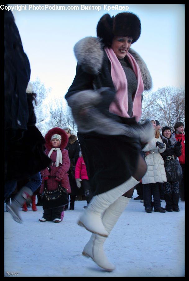 People, Person, Human, Clown, Performer, Piste, Slide