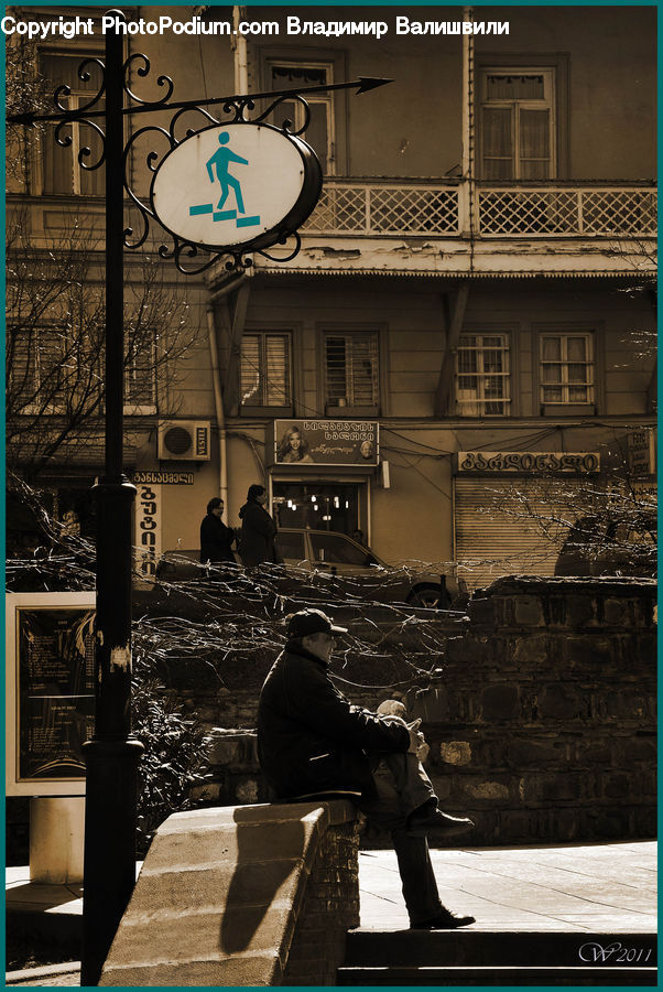 People, Person, Human, Bench, Plant, Potted Plant, Cafe
