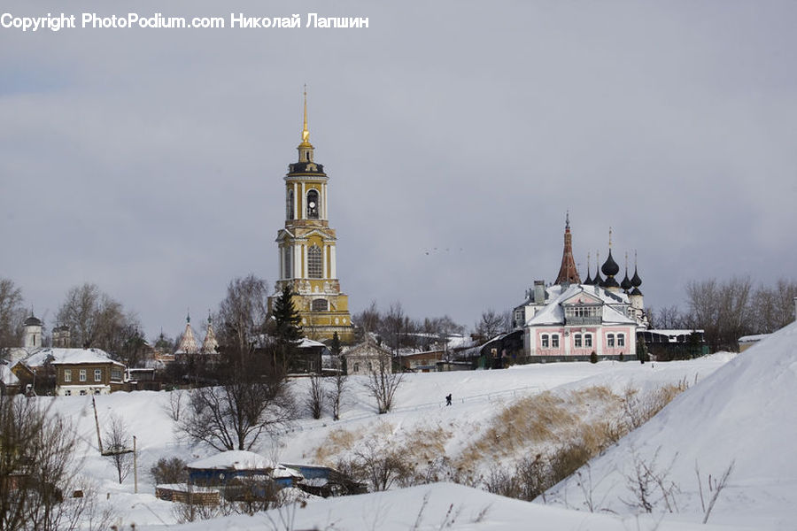 Ice, Outdoors, Snow, Architecture, Church, Worship, Arctic